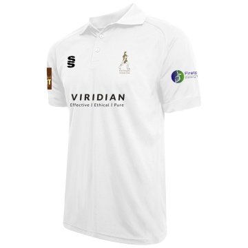 Dual Solid Colour Polo : White