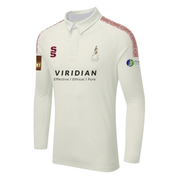 DUAL LONG SLEEVE CRICKET SHIRT (WOMENS)-Ivory