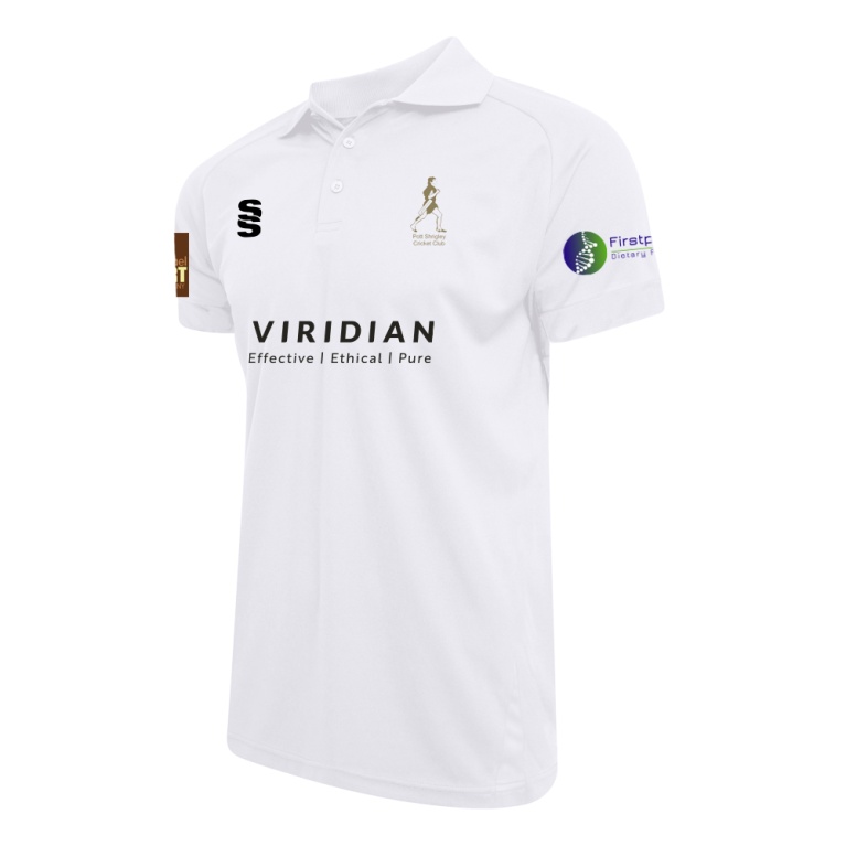 Women's Dual Solid Colour Polo : White